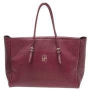 Pre-owned Leather totes Carolina Herrera Pre-owned , Red , Dames