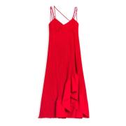 Midi Dresses Lanvin , Red , Dames