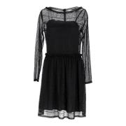 Pre-owned Polyester dresses Valentino Vintage , Black , Dames