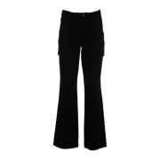 Wide Trousers Reiko , Black , Dames