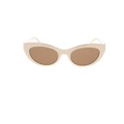 Sunglasses Saint Laurent , Beige , Unisex