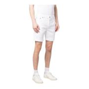 Witte Bermuda Shorts Derick Dondup , White , Heren