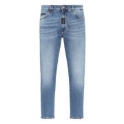 Wortel Fit Jeans Philipp Plein , Blue , Heren