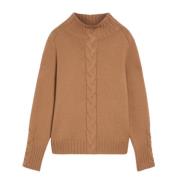 Turtlenecks Max Mara , Brown , Dames