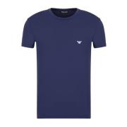 Logo Sports T-shirt - The Blues Emporio Armani , Blue , Heren