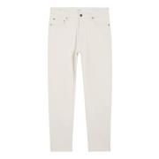 Tapered Ecru Jeans voor Heren Calvin Klein , Beige , Heren