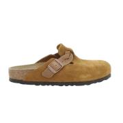 Damesschoenen Cognac Boston Gevlochten Birkenstock , Brown , Dames