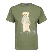T-Shirts Ralph Lauren , Green , Dames
