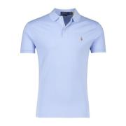 Lichtblauw Poloshirt korte mouw Ralph Lauren , Blue , Heren