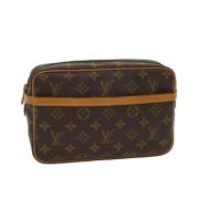 Pre-owned Canvas louis-vuitton-bags Louis Vuitton Vintage , Brown , Da...