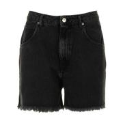 Denim Shorts Roy Roger's , Black , Dames