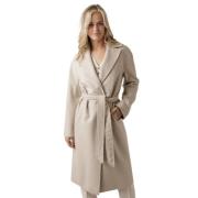 Wollen Ceintuurjas Cinzia Rocca , Beige , Dames