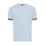 Korte mouw T-shirt J9037-1222 Genti , Blue , Heren