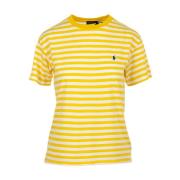 T-Shirts Ralph Lauren , Yellow , Dames