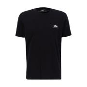 T-Shirts Alpha Industries , Black , Heren