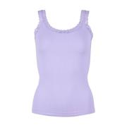 Mouwloze Top Frida Rib Tim & Simonsen , Purple , Dames