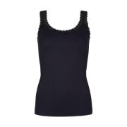 Mouwloze Top Frida Rib Tim & Simonsen , Black , Dames