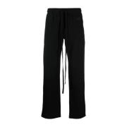 Wide Trousers 032c , Black , Dames