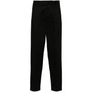 Suit Trousers Emporio Armani , Black , Heren