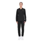 Zwart Klassiek Hooded Jumpsuit Puma , Black , Dames