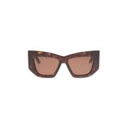 Zonnebril Alexander McQueen , Brown , Dames