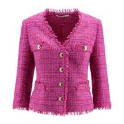 Tweed Jackets Tagliatore , Pink , Dames