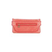 Pre-owned Leather clutches Stella McCartney Pre-owned , Red , Dames