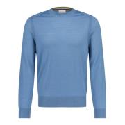 Round-neck Knitwear PS By Paul Smith , Blue , Heren