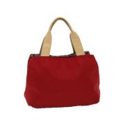 Pre-owned Nylon handbags Burberry Vintage , Red , Dames