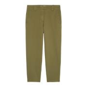 Moderne taps toelopende chino met hoge taille Marc O'Polo , Green , Da...