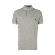 Grijze Logo-Geborduurde Polo Shirt Ralph Lauren , Gray , Heren