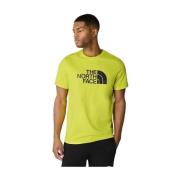 Easy Tee LED Gele Shirt The North Face , Yellow , Heren