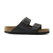 Sandalen Arizona Soft Footbed Birko-Flor Birkenstock , Black , Heren