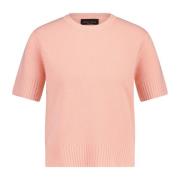 Round-neck Knitwear Roberto Collina , Pink , Dames