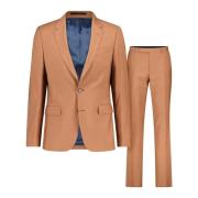 Single Breasted Suits PS By Paul Smith , Orange , Heren