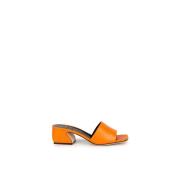 Verhoog je stijl met hoge hak sandalen Sergio Rossi , Orange , Dames