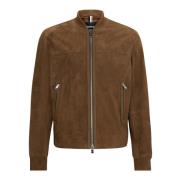 Hugo Boss-Leder Hugo Boss , Brown , Heren