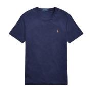 Klassiek Logo T-shirt Ralph Lauren , Blue , Heren