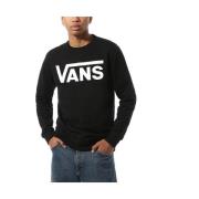 Klieke Crew Zwart/Wit Sweatshirt Vans , Black , Heren