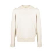 Wollen Cut-Out Sweatshirt Jil Sander , Beige , Heren