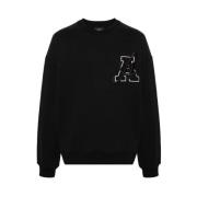 Zwart Logo Sweatshirt Axel Arigato , Black , Heren