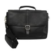 Pre-owned Leather briefcases Coach Pre-owned , Black , Dames