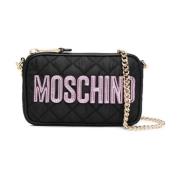 Shoulder Bags Moschino , Black , Dames