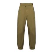 Broek met logo Moncler , Green , Heren