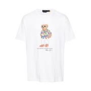 Polo Bear Jersey T-shirt Ralph Lauren , White , Heren