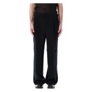 Trousers Ami Paris , Black , Heren