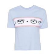 T-Shirts Chiara Ferragni Collection , Blue , Dames