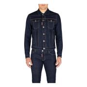 Stijlvolle Denim Jack Dsquared2 , Blue , Heren