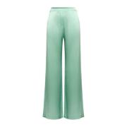 Wide Trousers Maliparmi , Green , Dames