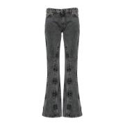 Boot-cut Jeans Y/Project , Black , Dames